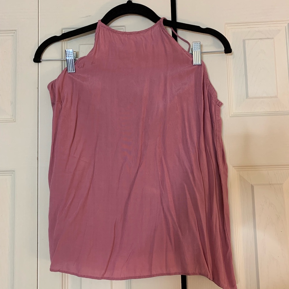 Pink Satin Shirt
